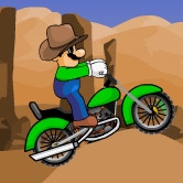 Play Cowboy Luigi Bike