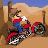 Play Cowboy Mario Bike