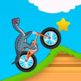 Dinosaur Bike Stunt